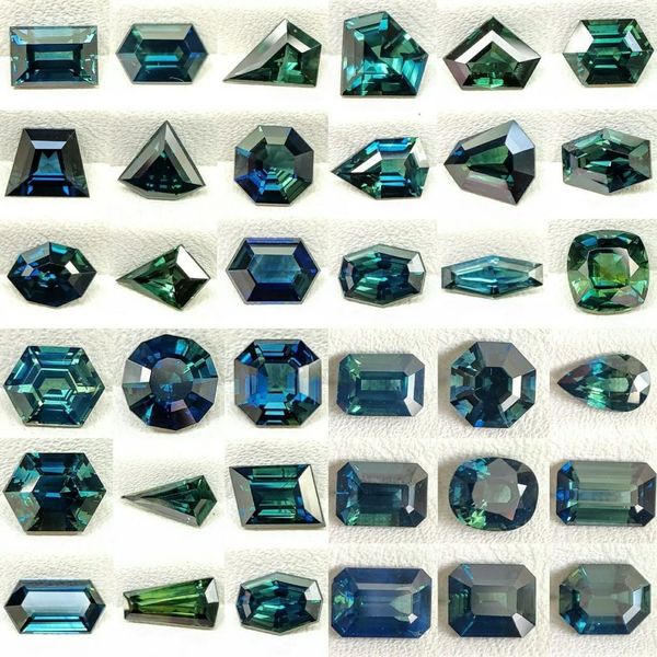 Australian Teal sapphires