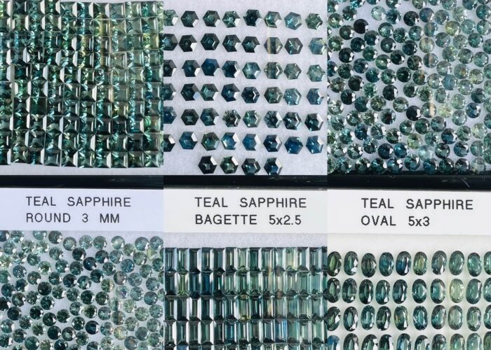 Calibrated Ethically sourced Teal Sapphire