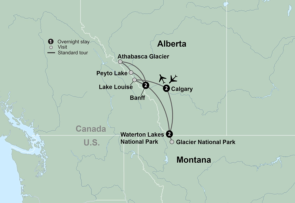 Canadian Rockies & Glacier National Park