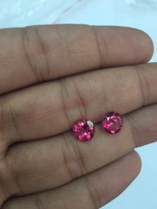 Coated Pink topaz