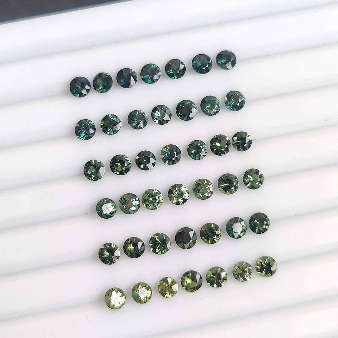 Different Colors of Blue Green Sapphires Navneet Gems