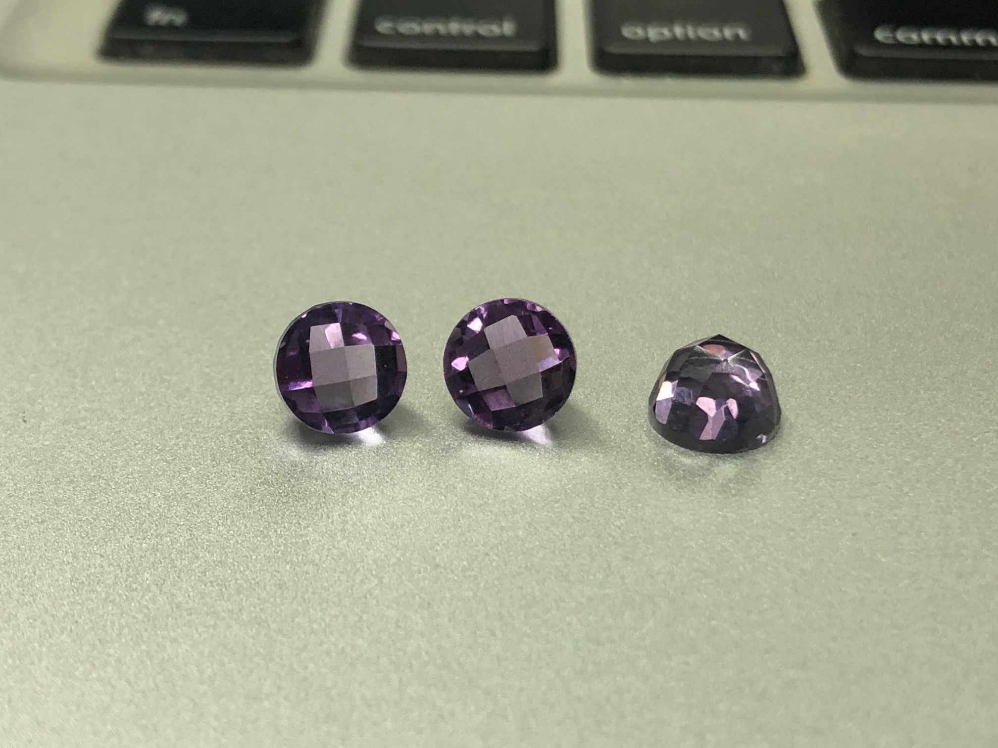 Fancy checkerboard Cut Amethyst