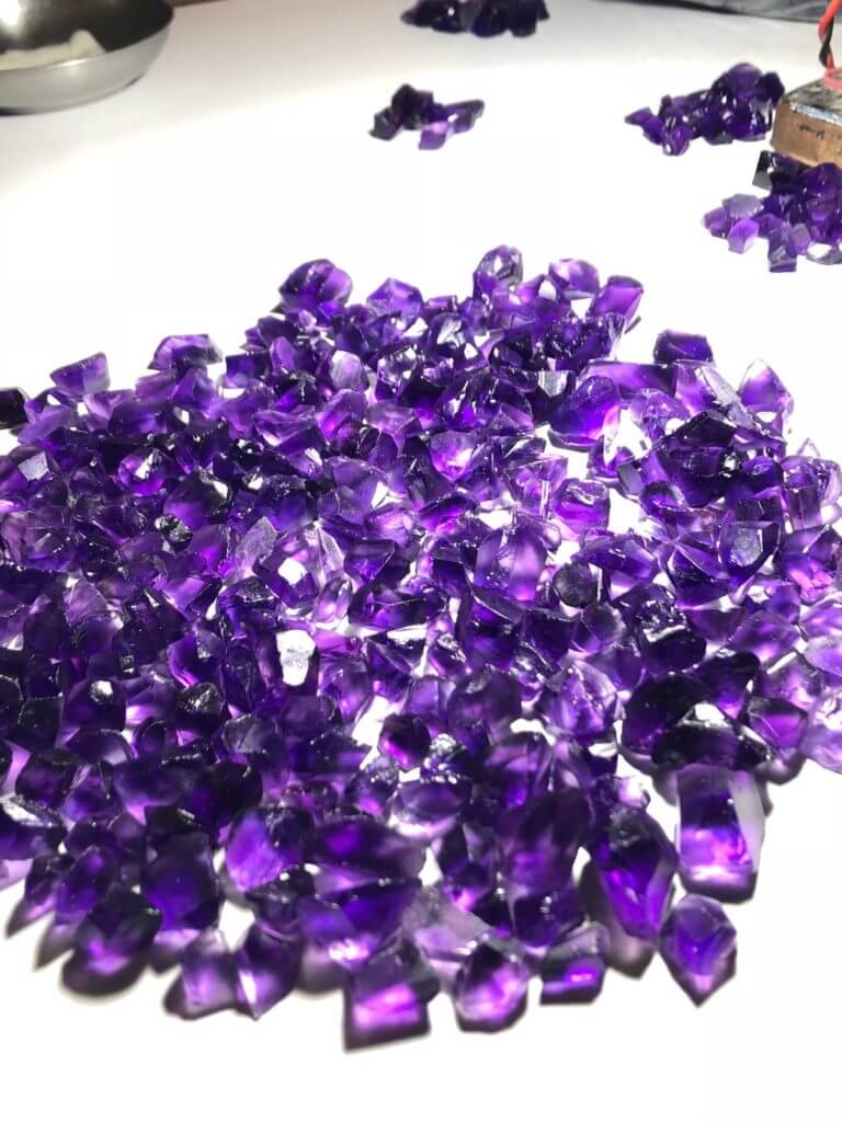 African amethyst rough
