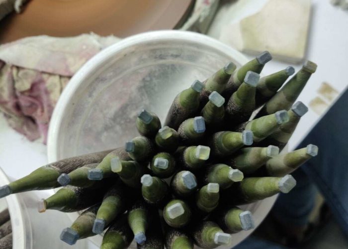 Gemstones work under process Bangkok factory