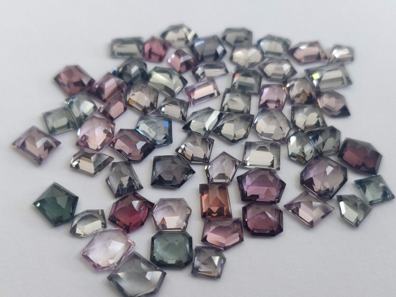 rose cut sapphiresGeometric Fancy Rose Cuts sapphire rose cut