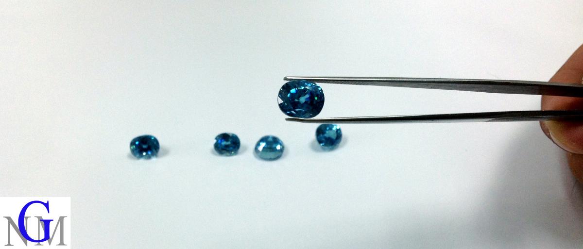 Heated Blue Zircon