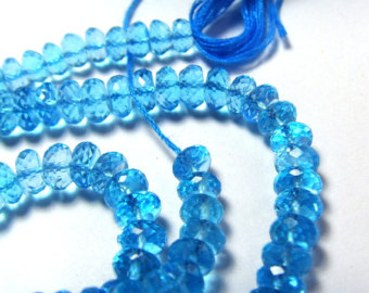 blue topaz beads