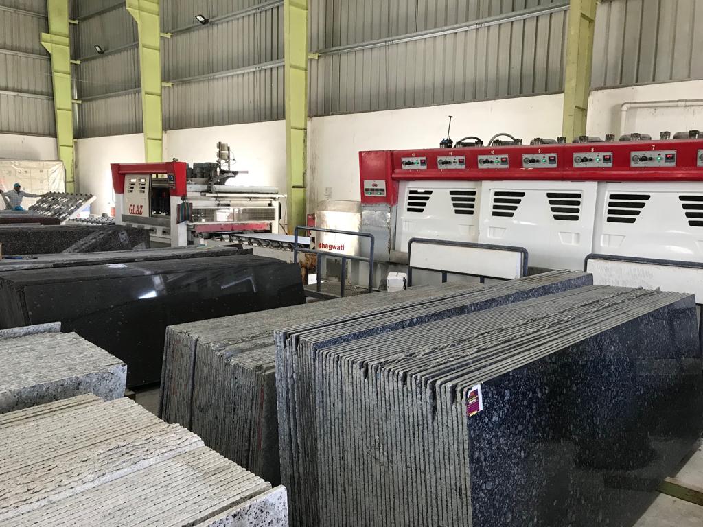 inside our granite storange stock