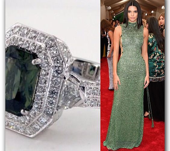 Green sapphire celebrity