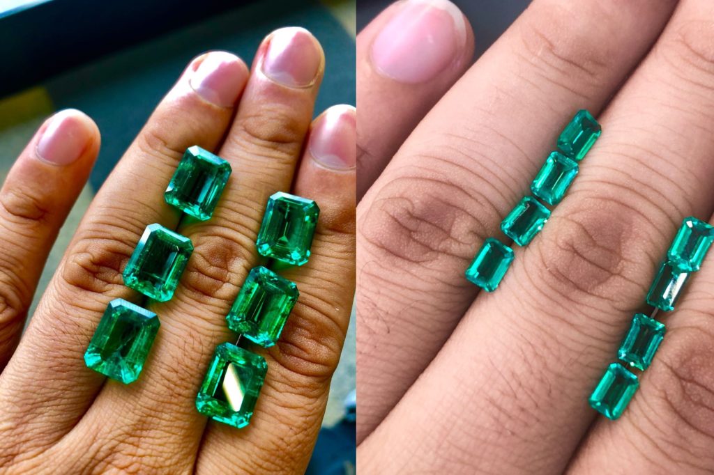 Lab Created Colombian Emeralds