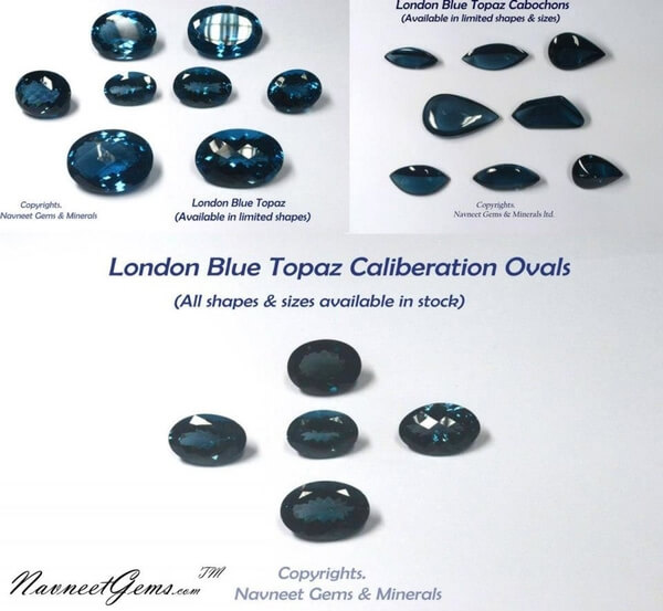 London Blue Topaz Ovals