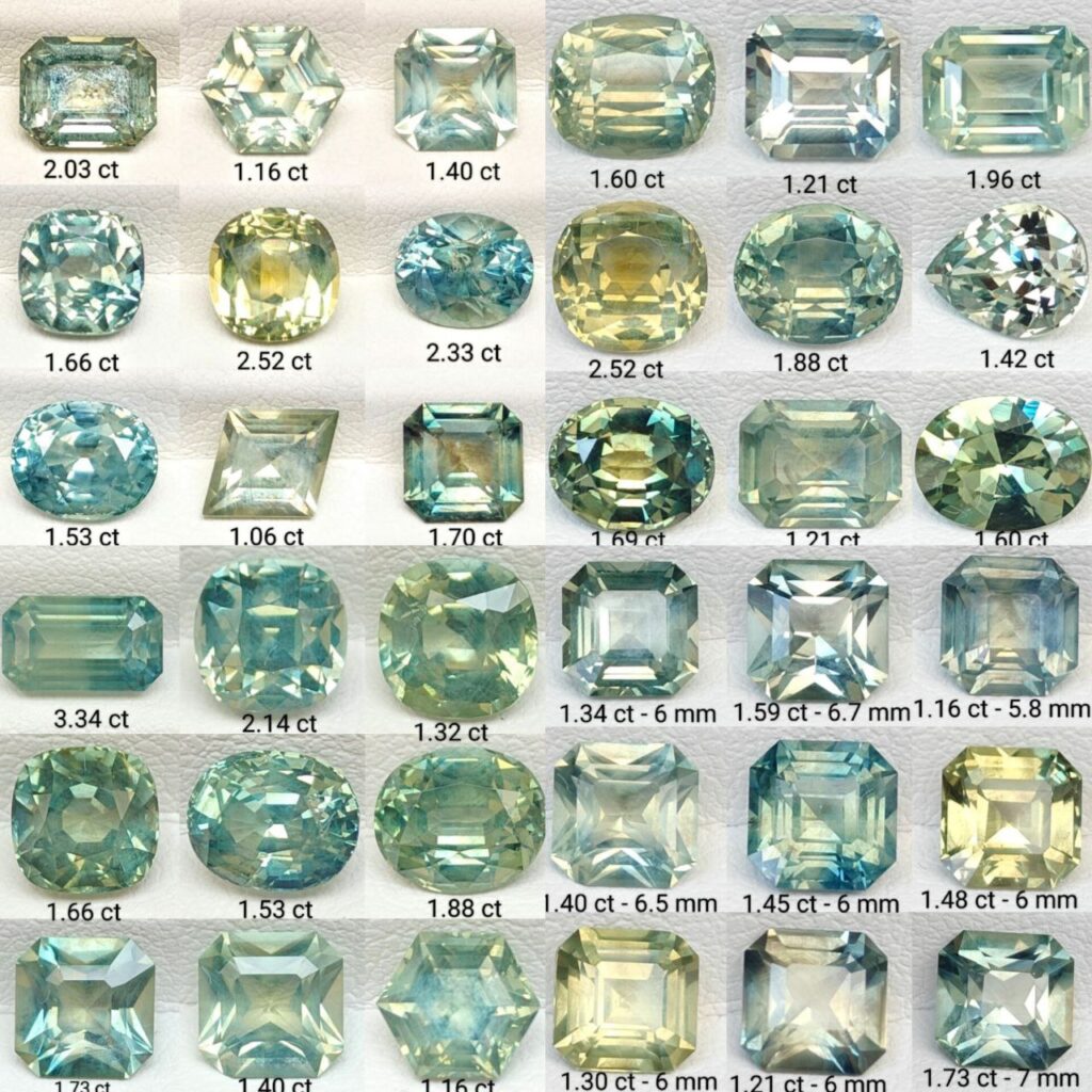 Loose Montana Sapphires