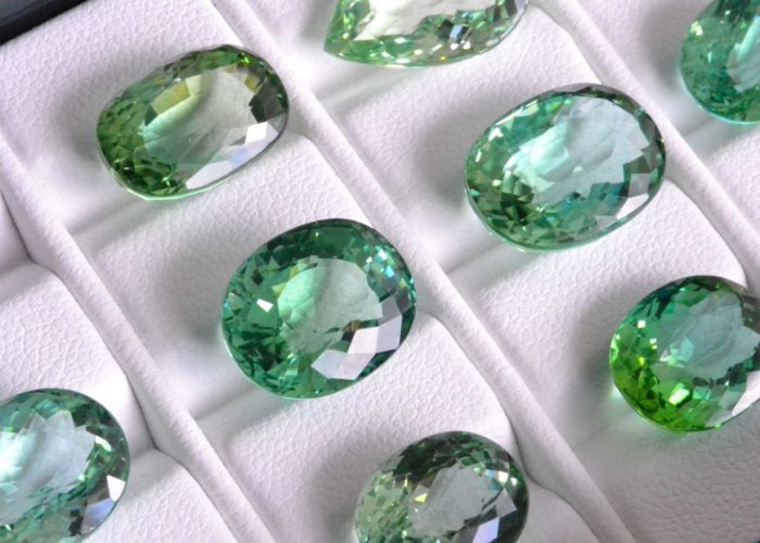 Mint tourmalines