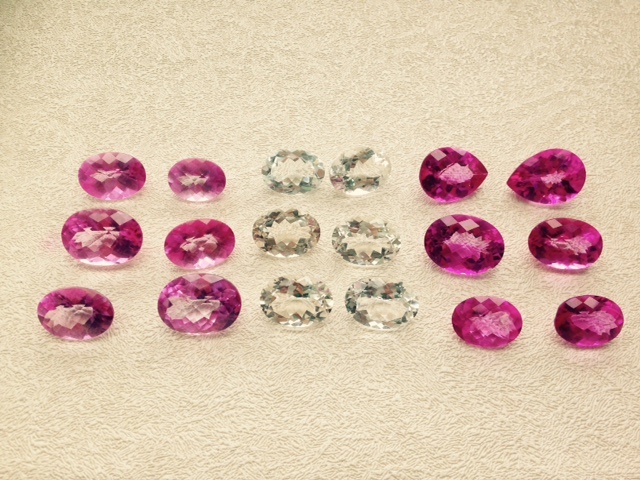 White topaz to Pink Topaz