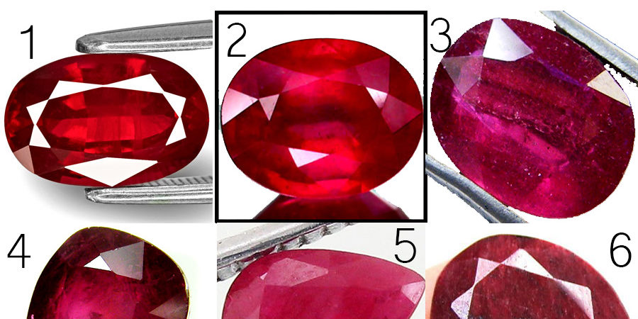 Wholesale Unheated Natural Ruby