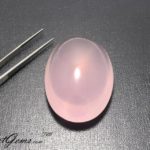 Rose quartz cabochons