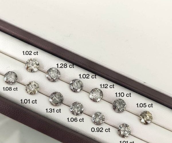 Round cut Salt and Pepper- NGM