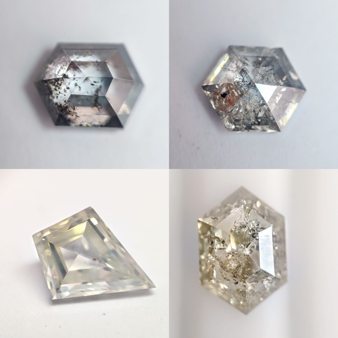 Salt and Pepper Diamonds Fancy lot