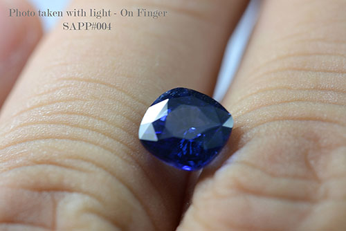 Blue Sapphire Cushion