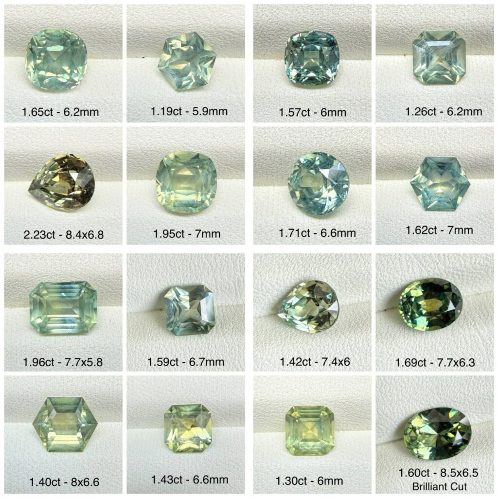 Single Stones No Heat Montana Sapphire