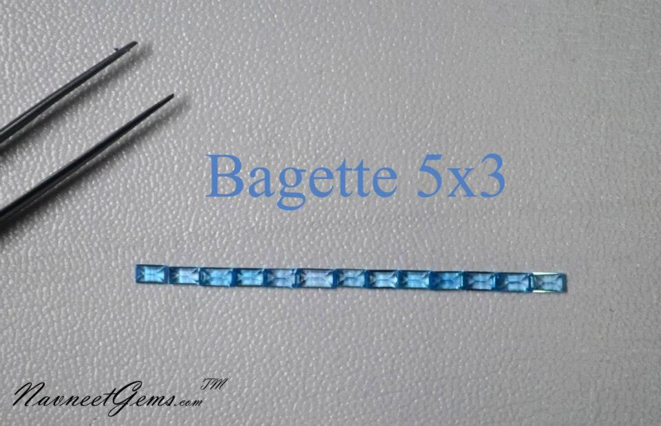 Swiss Blue Topaz 5x3