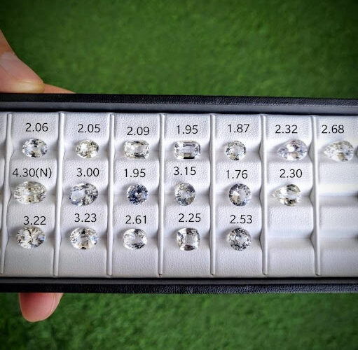 White sapphires do not posses the fire and brilliance of diamonds but they are definitely more affordable and certifiable.