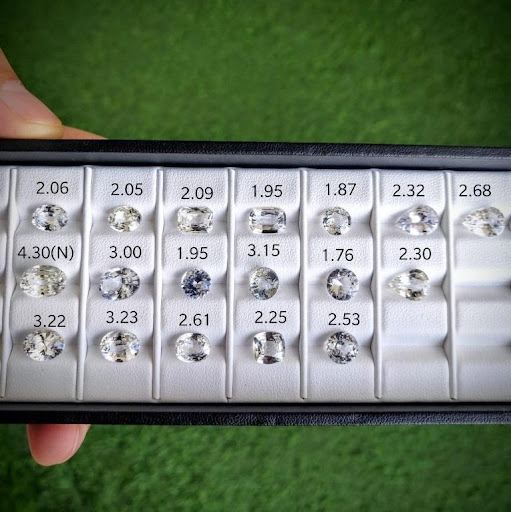 White sapphires do not posses the fire and brilliance of diamonds but they are definitely more affordable and certifiable.