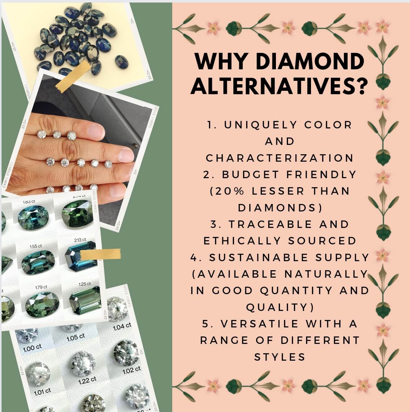 why dimaond alternatives?