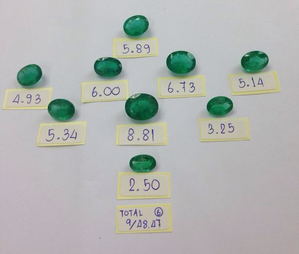 Zambian Emerald oval