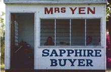 Offices of Thai sapphire buyers in the Anakie fields during the 1960-70s.